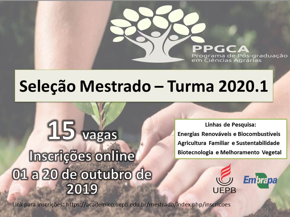 EDITAL DE SELEÇÃO – TURMA 2020.1