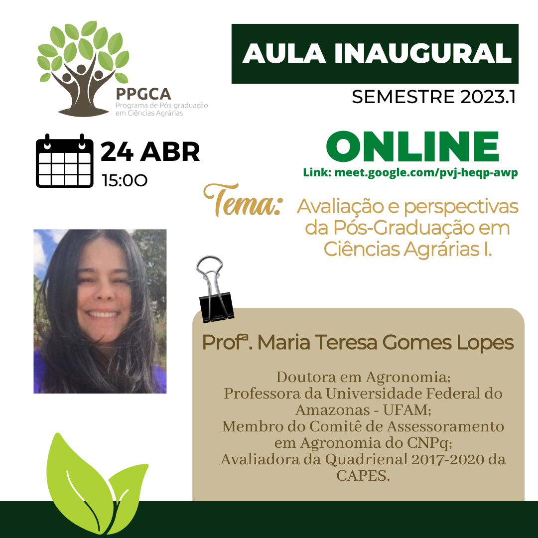 AULA INAUGURAL – SEMETRE 2023.1