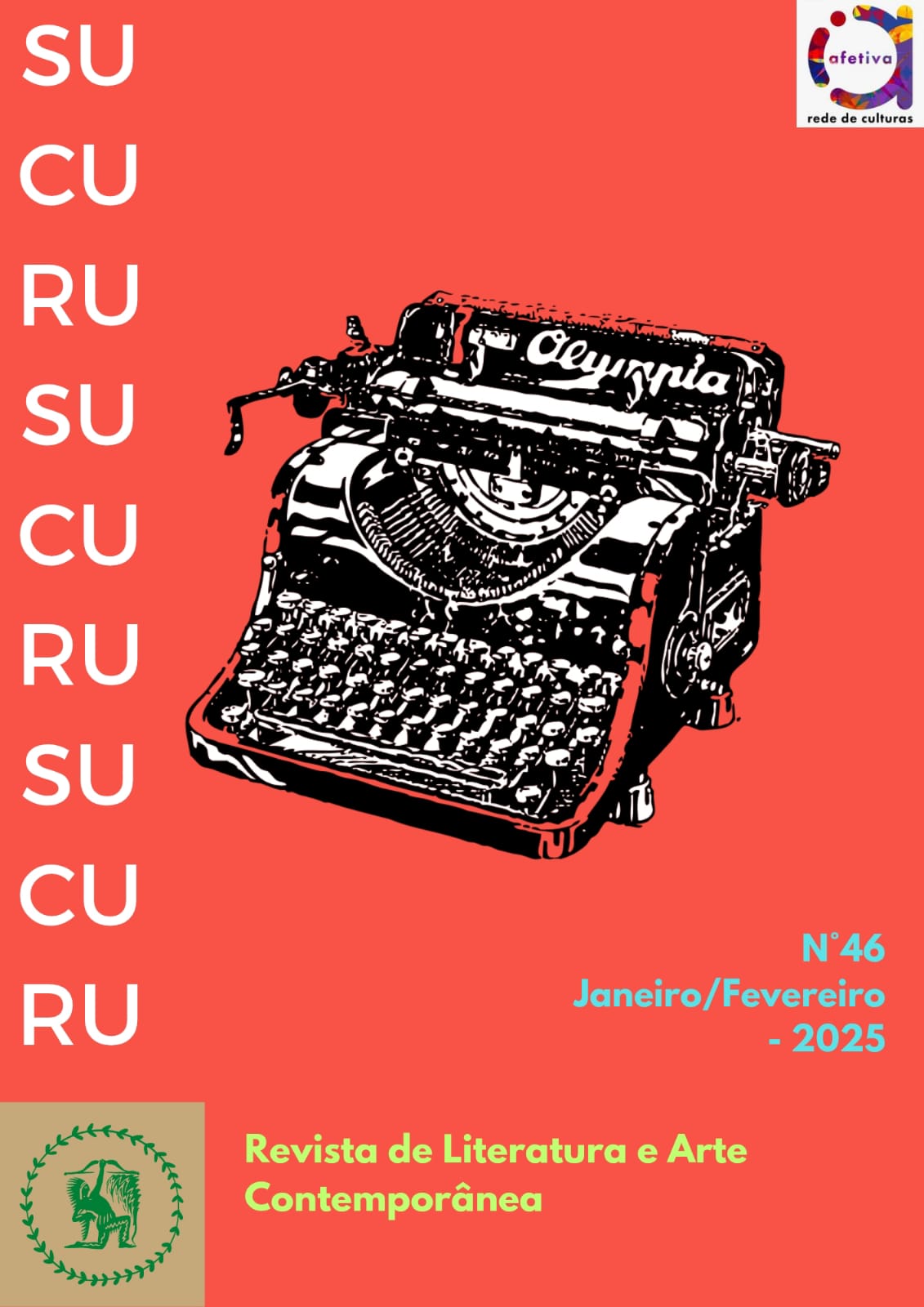Sucuru – revista de literatura e arte contemporânea é publicada por doutorando do PPGLI