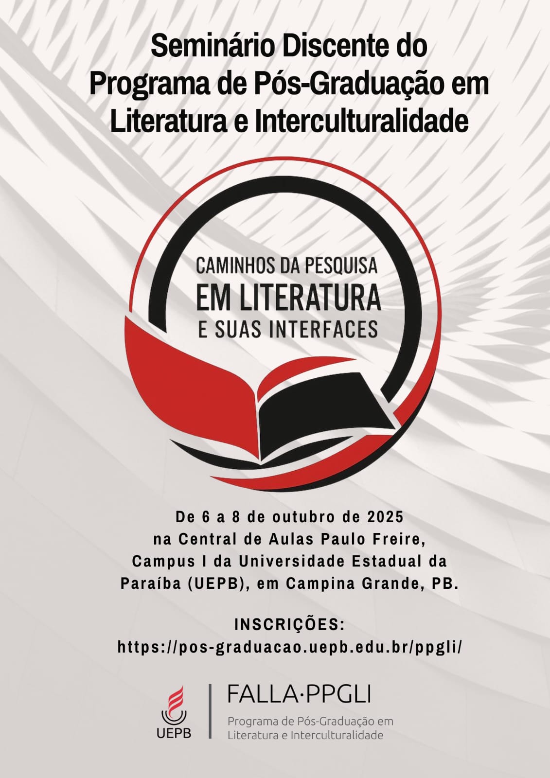 SEMINÁRIO DISCENTE – Programa de Pós-Graduação em Literatura e Interculturalidade | PPGLI