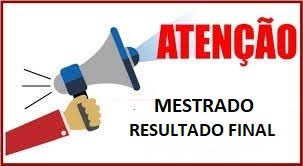 Resultado Final do processo seletivo – Turma 2021