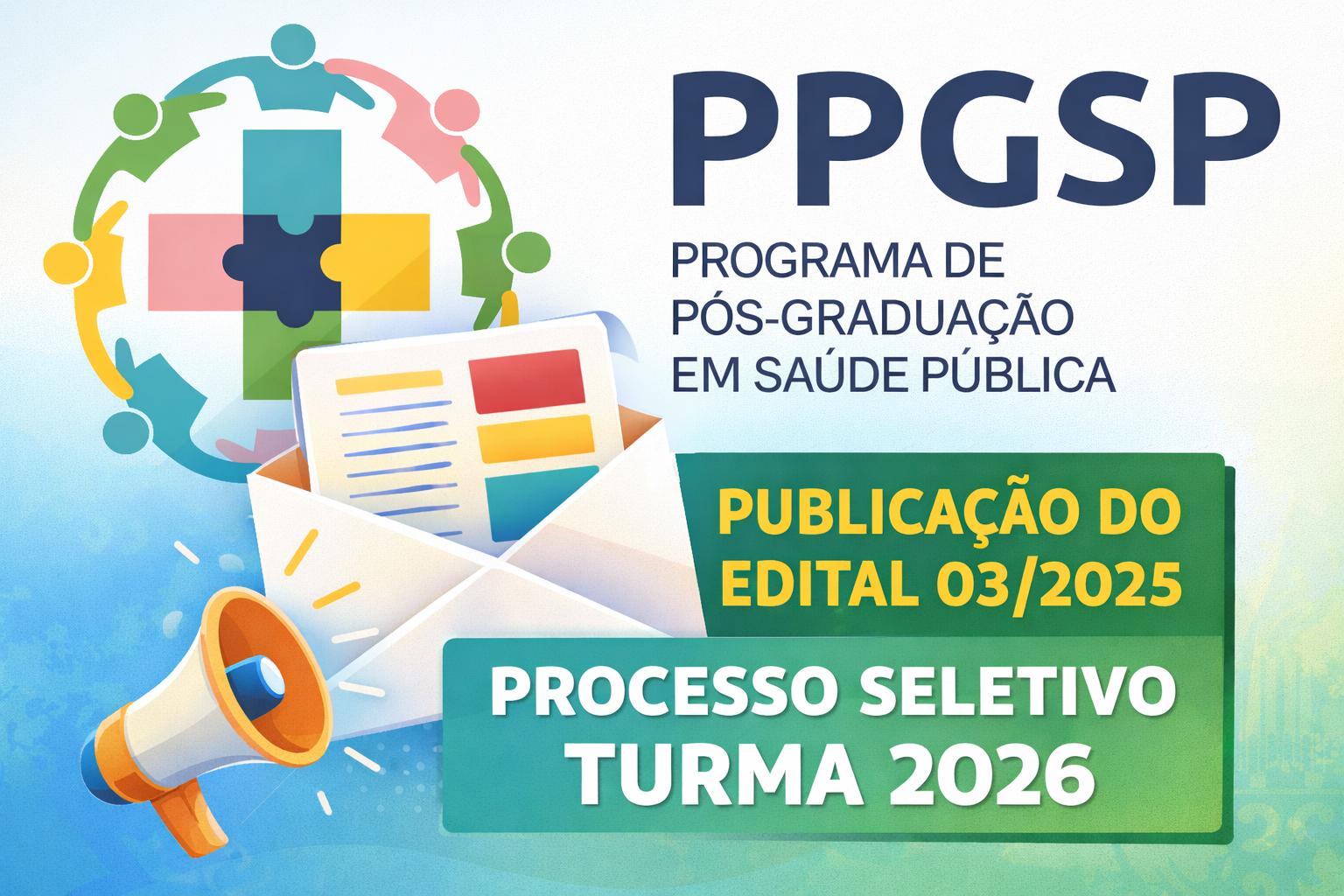 EDITAL | Processo Seletivo PPGSP - Turma 2026