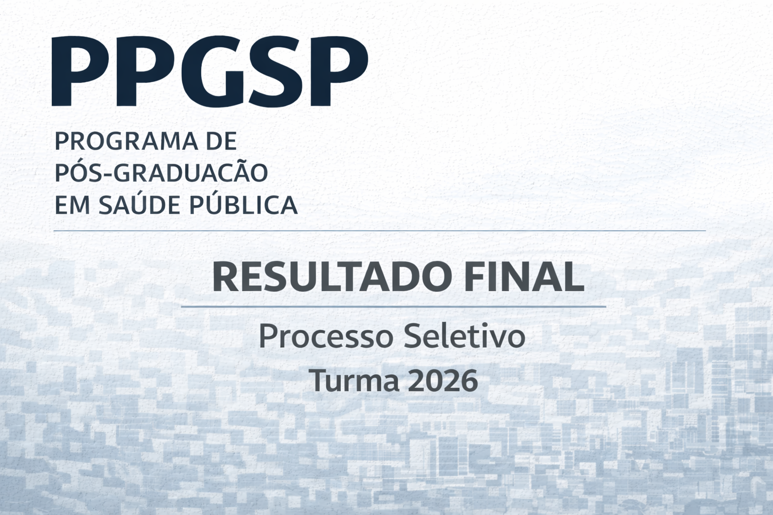 Resultado final após os recursos – Processo Seletivo PPGSP/UEPB – Turma 2026