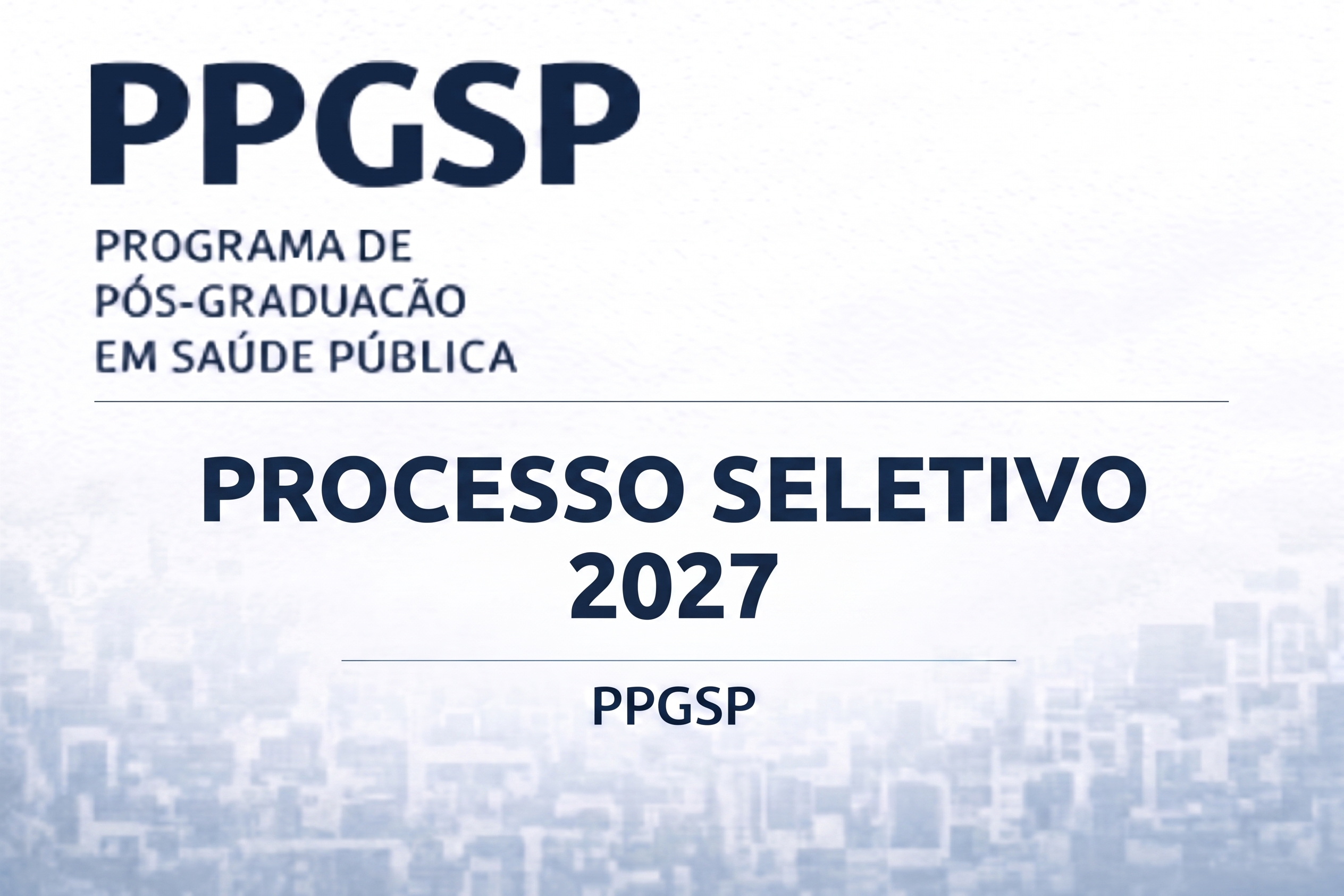 Processo seletivo 2027