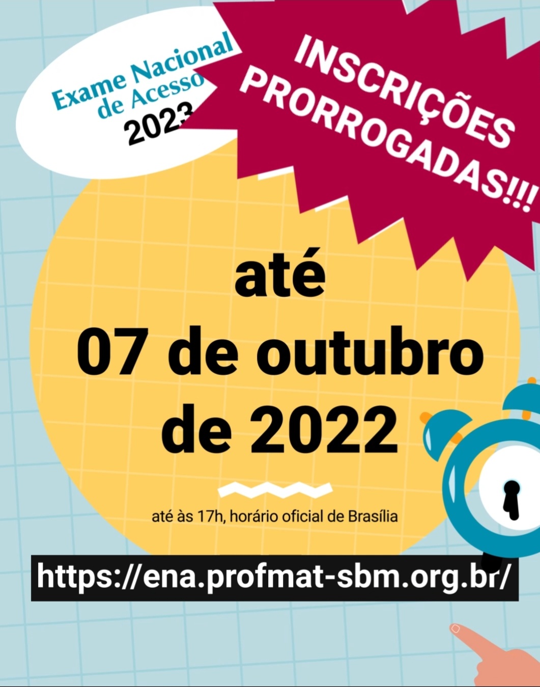 Inscrições prorrogadas para o ENA 2023